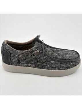 Volcom Chill Mens Size 10E Gray Black Composite Toe Slip On Safety Work Shoes